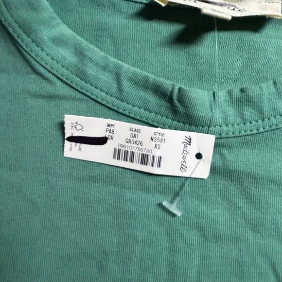 Madewell Women's The Perfect Crewneck Tee Allday Jersey Cotton XS New - Picture 7 of 8